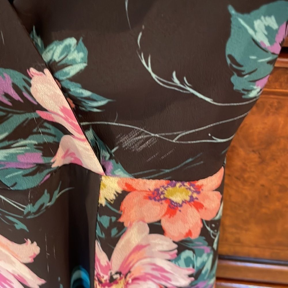 YUMI Kim Wild rose black midnight love shirt sleeve dress - Picture 15 of 16